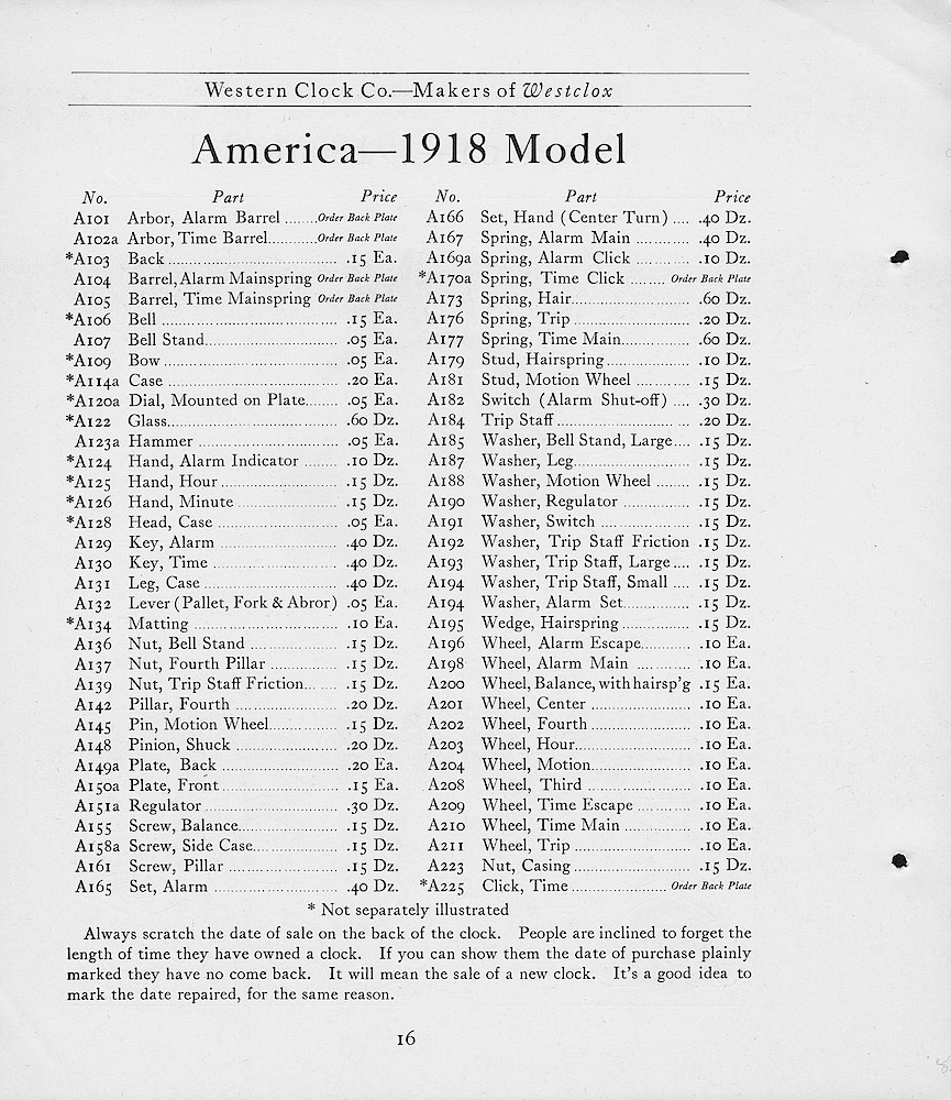 1919, First Aid for Injured Westclox, Western Clock Co. - Makers of Westclox; LaSalle - Peru; Illinois > 16. 1919, First Aid for Injured Westclox, Western Clock Co. - Makers of Westclox; LaSalle - Peru; Illinois; page 16