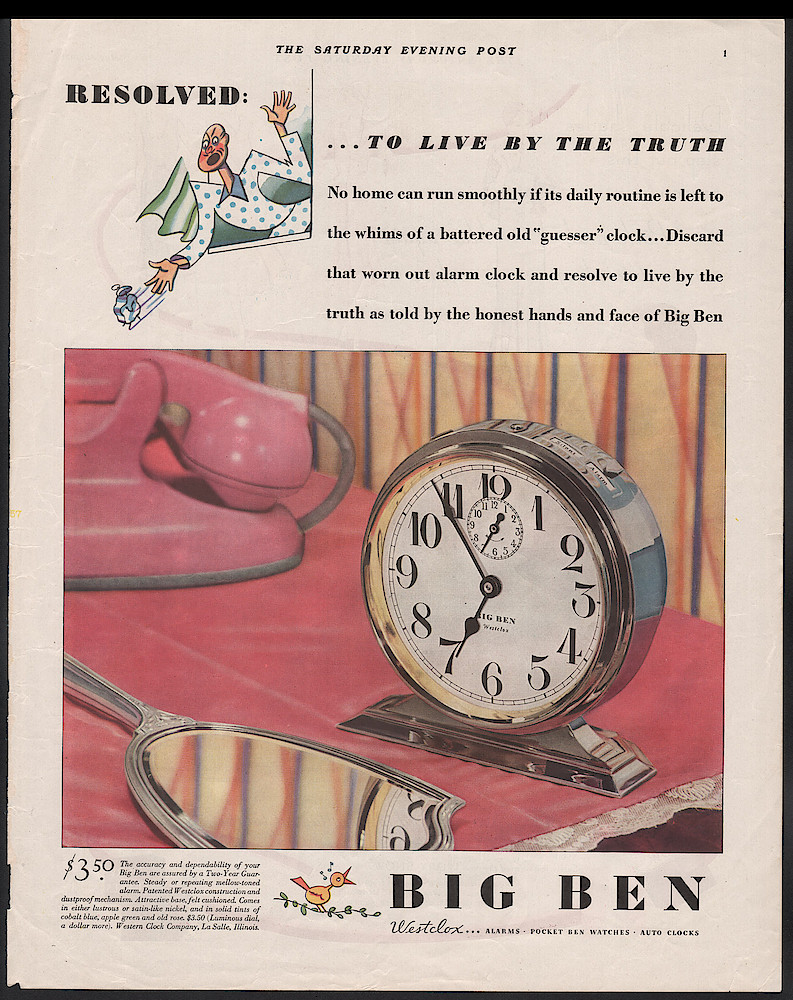 May 30, 1931 Saturday Evening Post, p. 1