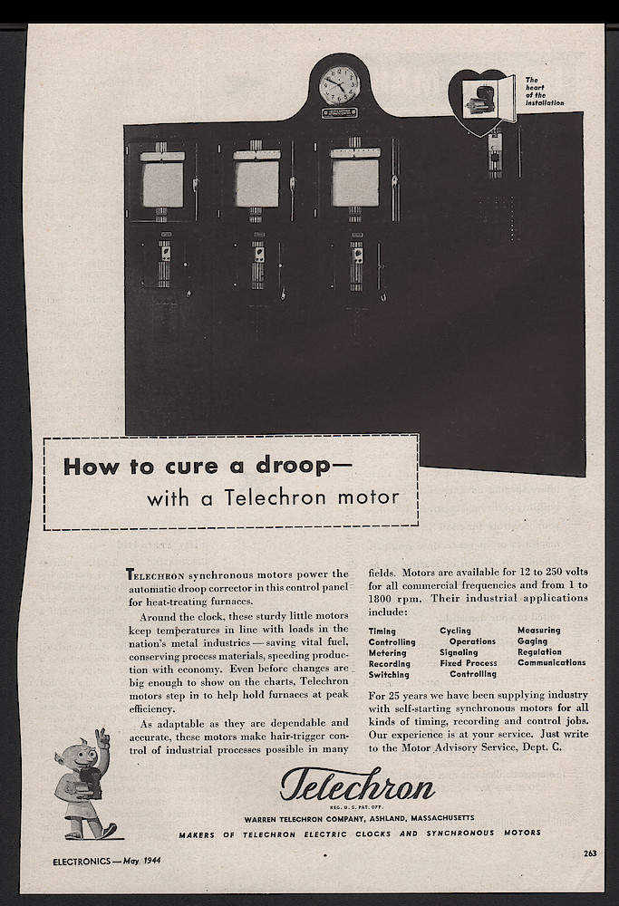 May 1944 Electronics Magazine, p. 263