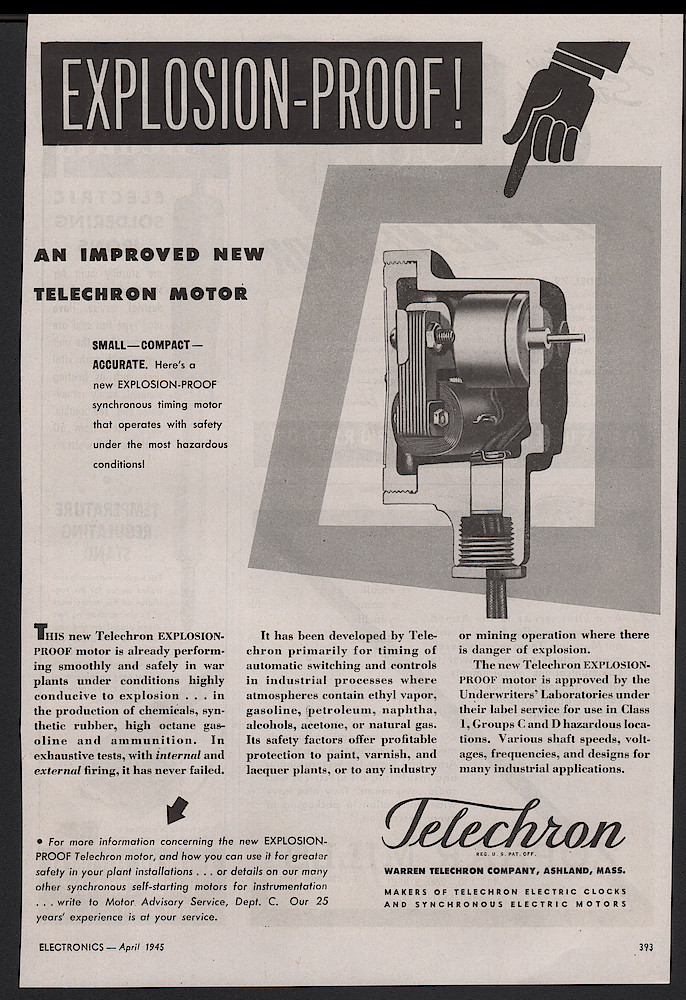 April 1945 Electronics Magazine, p. 393