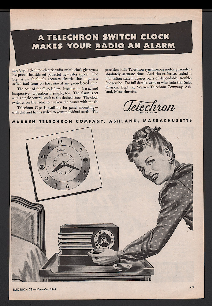 November 1945 Electronics Magazine, p. 419