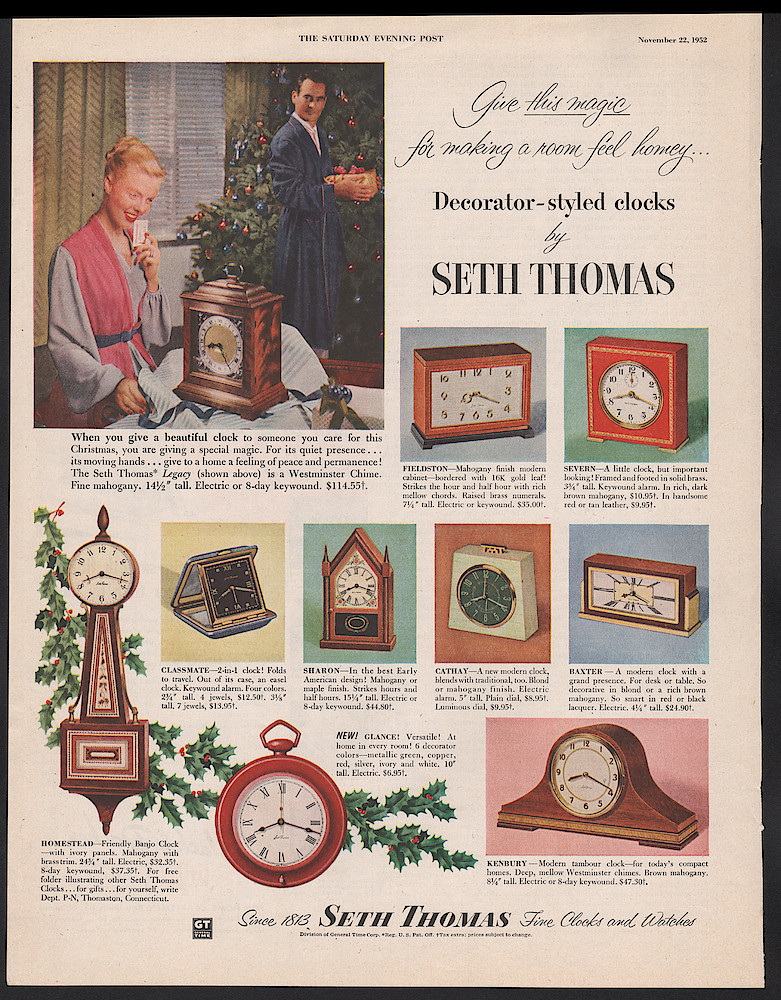 November 22, 1952 Saturday Evening Post, p. 90