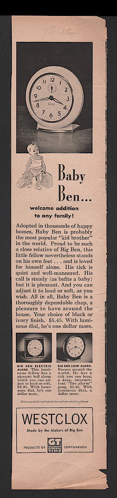 1952-baby-ben. Year 1952. Year 1952