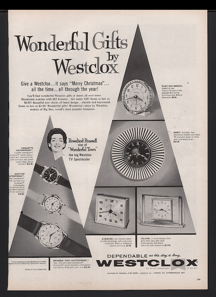 December 1958 Life Magazine, p. 129