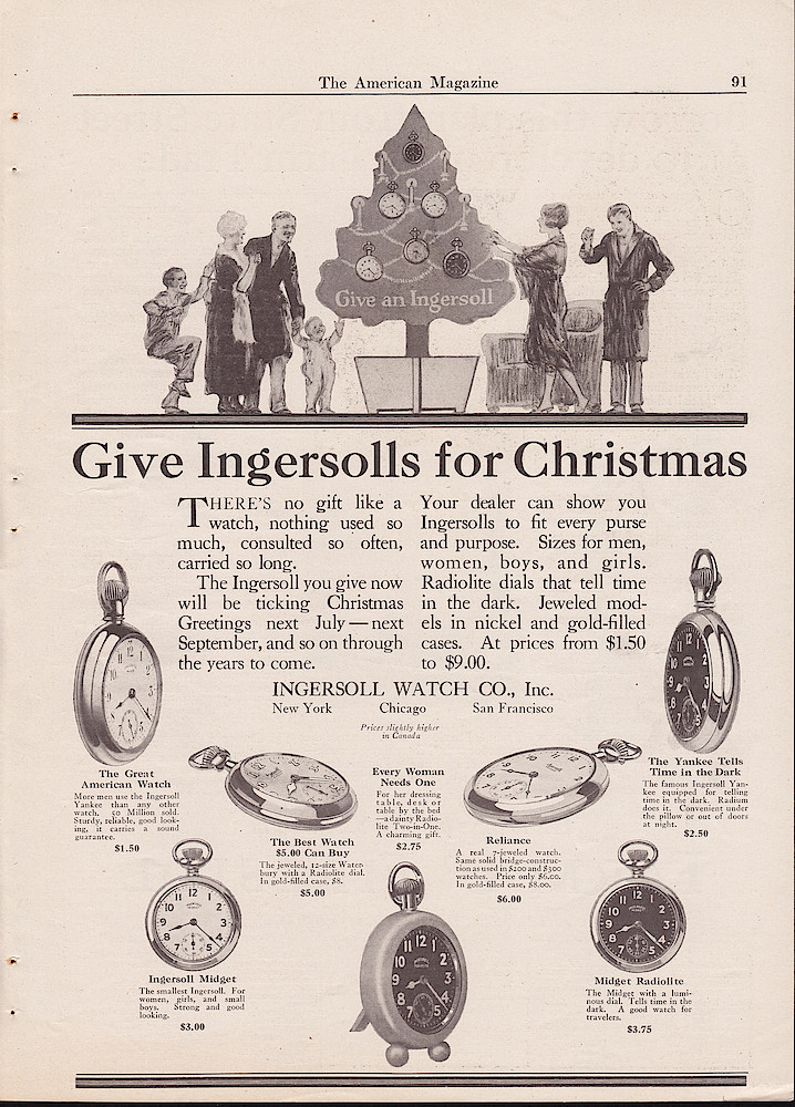 December 1922 The American Magazine, p. 91