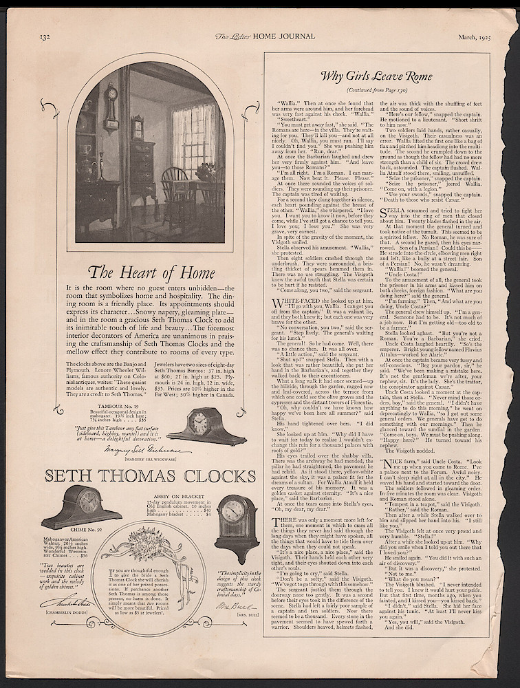 March 1925 Ladies Home Journal, p. 132