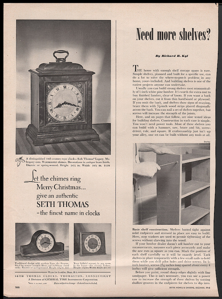 December 1948 Better Homes and Gardens, p. 166