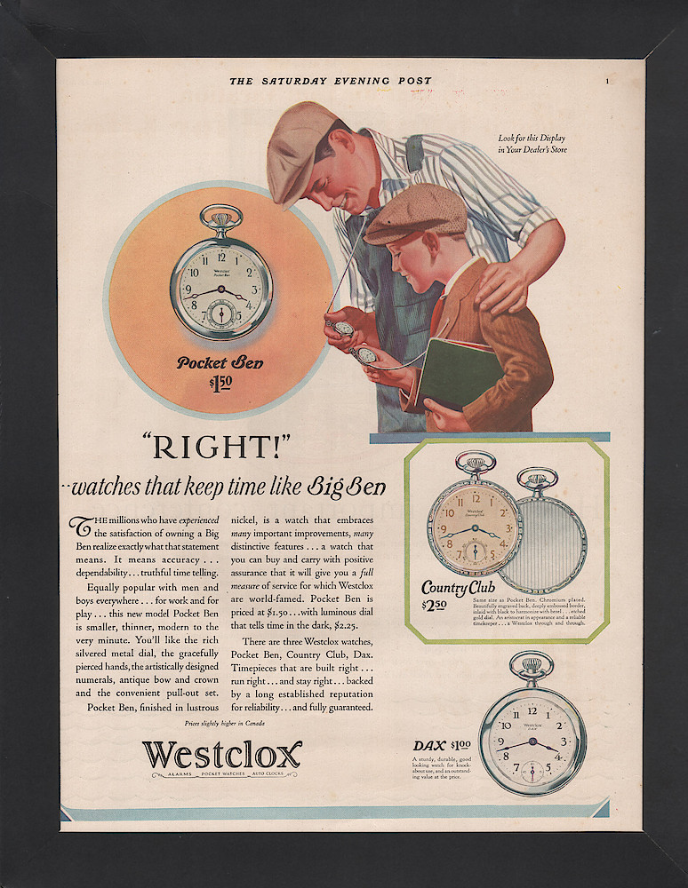 June 28, 1930 Saturday Evening Post, p. 1