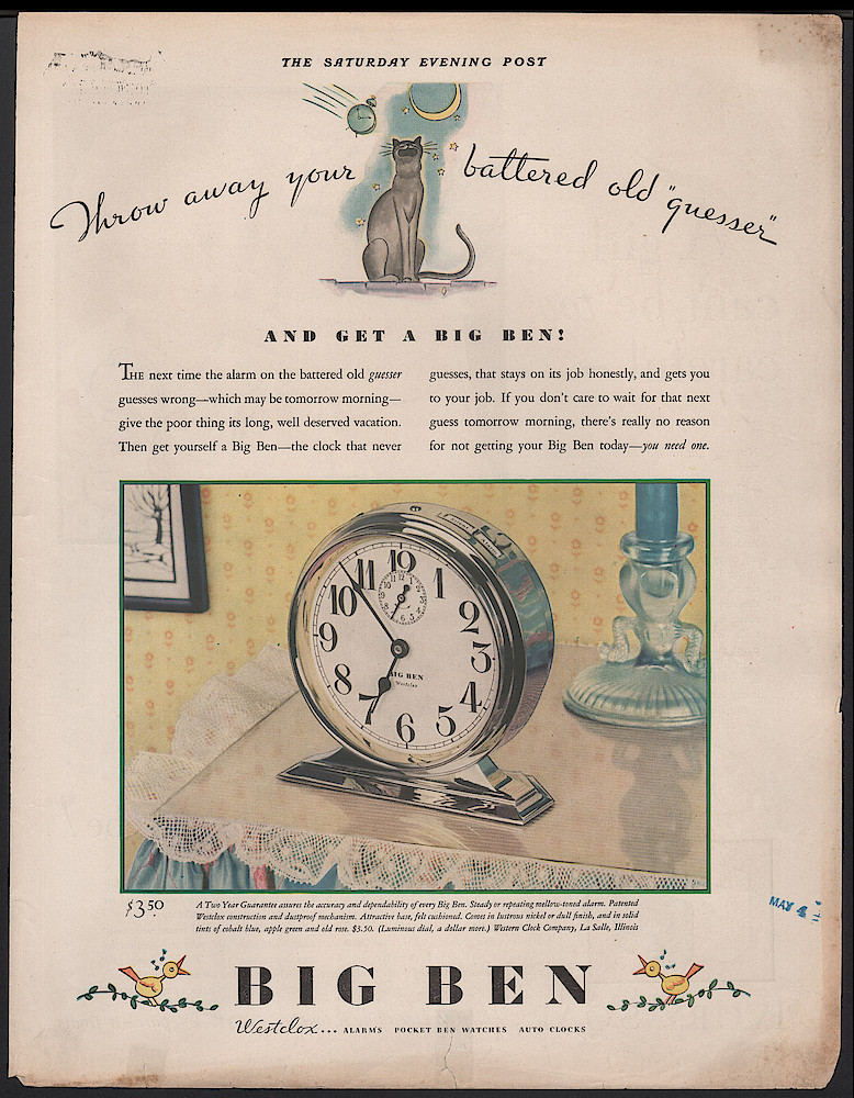 April 4, 1931 Saturday Evening Post, p. 1