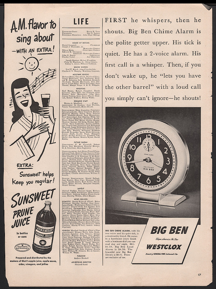 March 15, 1948 Life Magazine, p. 17