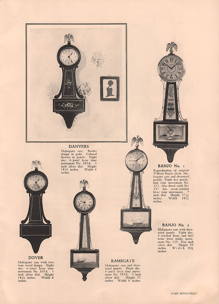 1926 Seth Thomas Clock Company, Catalog of Mantel Clocks, No. 777. > 17. 1926 Seth Thomas Clock Company, Catalog of Mantel Clocks, No. 777.; page 17