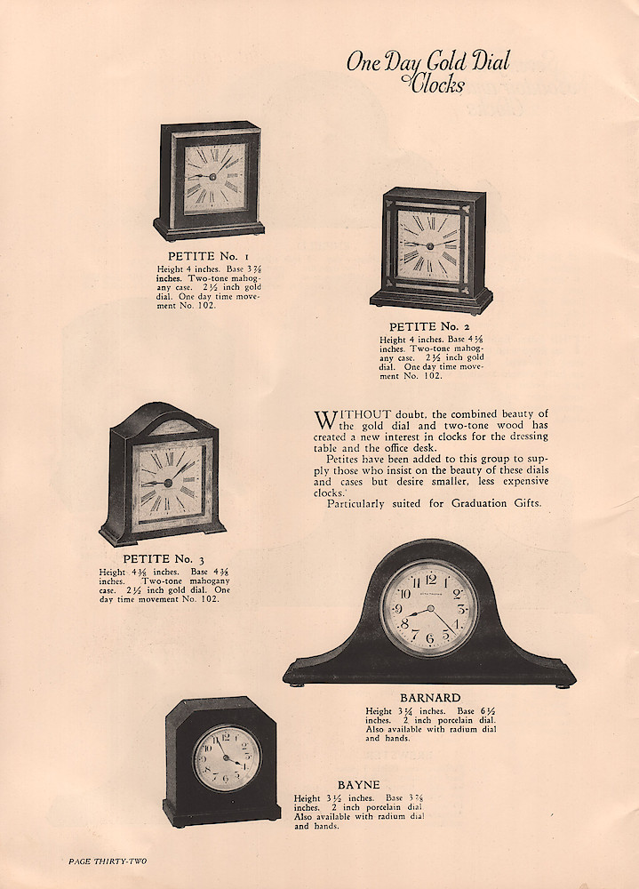 1926 Seth Thomas Clock Company, Catalog of Mantel Clocks, No. 777. > 32. 1926 Seth Thomas Clock Company, Catalog of Mantel Clocks, No. 777.; page 32