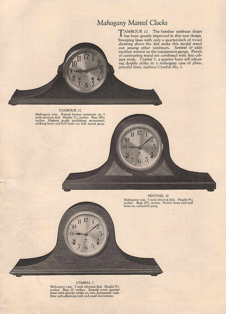 Ca. 1927 Supplement A to Seth Thomas Clock Catalog No. 777. > 2. Ca. 1927 Supplement A to Seth Thomas Clock Catalog No. 777.; page 2