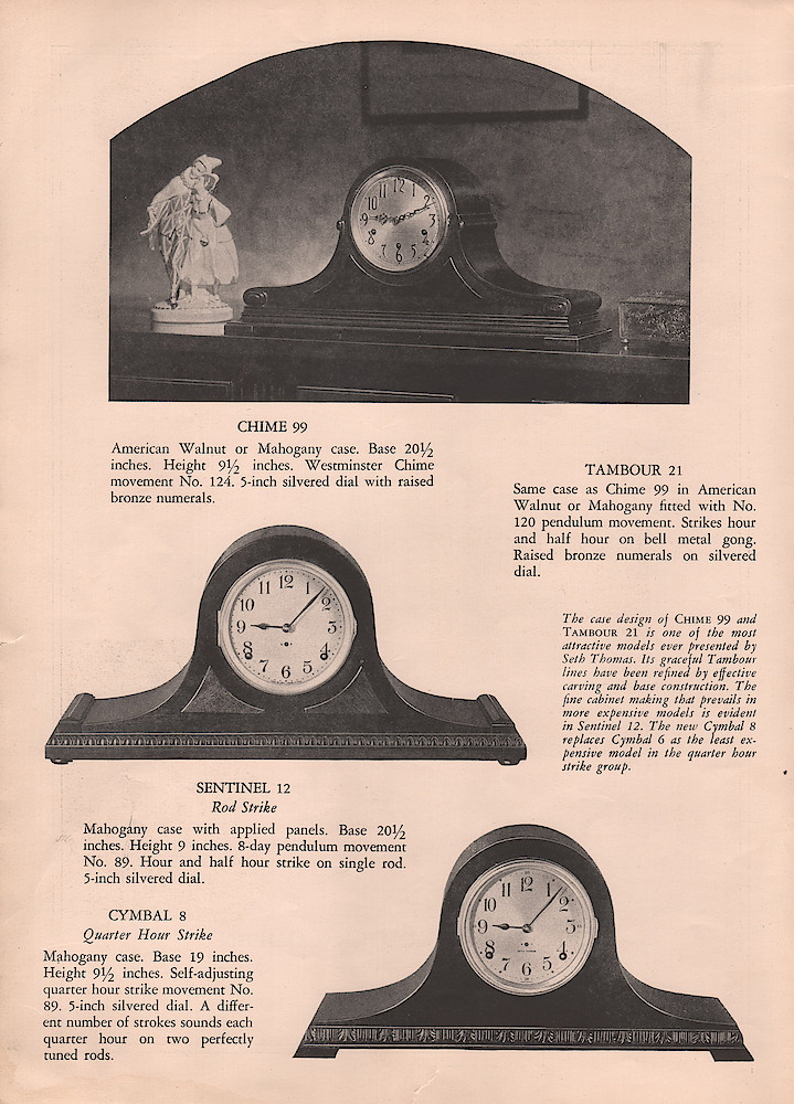 1928 Supplement C to Seth Thomas Clock Catalog No. 777. > 2. 1928 Supplement C to Seth Thomas Clock Catalog No. 777.; page 2