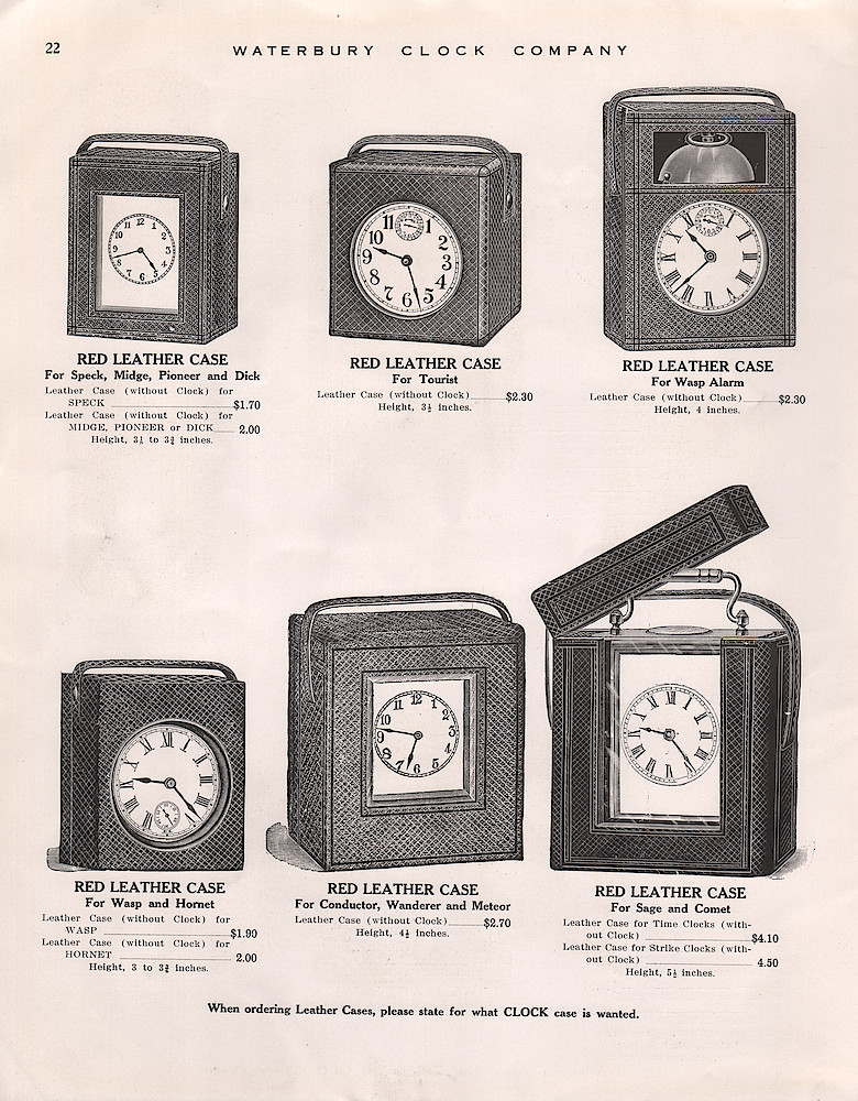 1914 - 1915 Waterbury Clock Catalog > 22. 1914 - 1915 Waterbury Clock Catalog; page 22