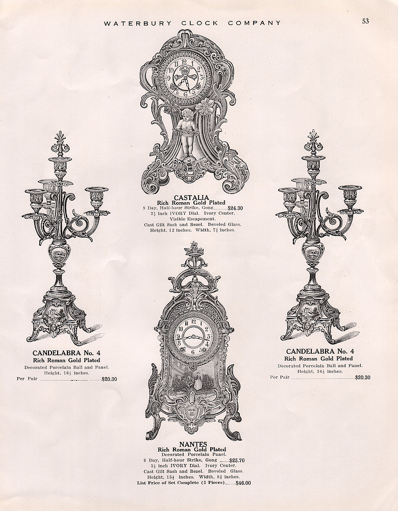 1914 - 1915 Waterbury Clock Catalog > 53. 1914 - 1915 Waterbury Clock Catalog; page 53