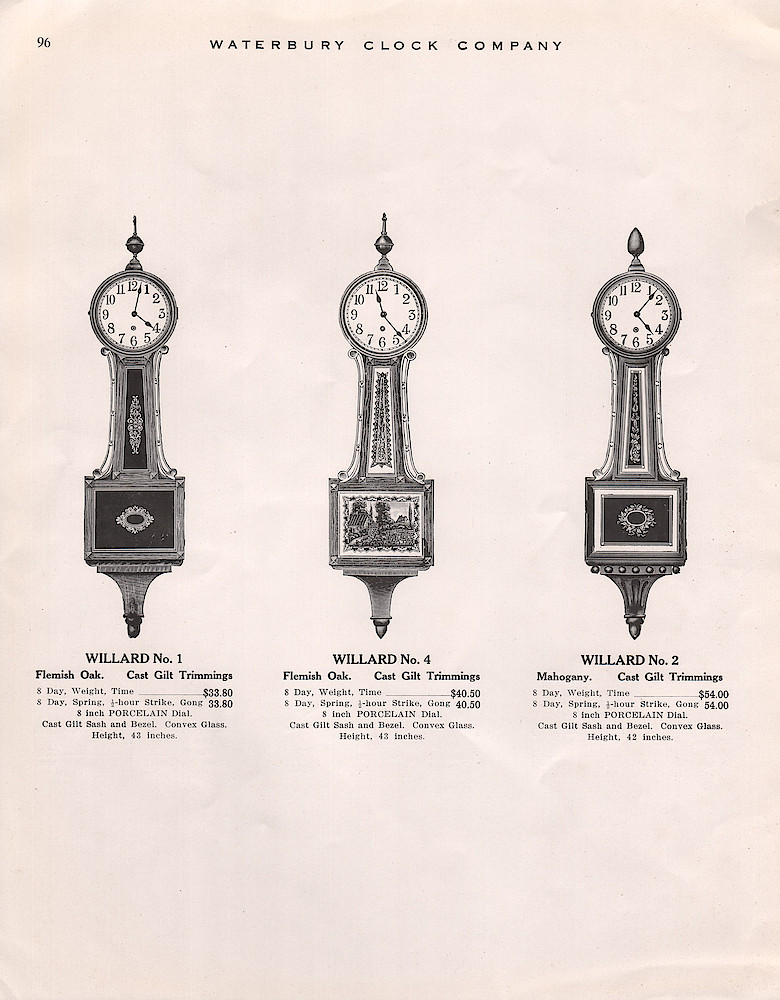 1914 - 1915 Waterbury Clock Catalog > 96. 1914 - 1915 Waterbury Clock Catalog; page 96