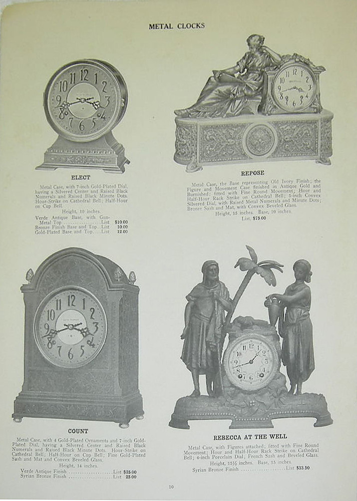 1911 Seth Thomas Catalog Supplement No. 686 > 2. 1911 Seth Thomas Catalog Supplement No. 686; page 2