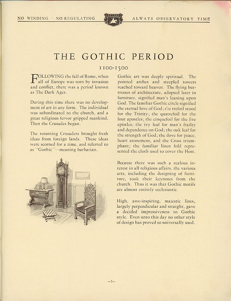 1930 Revere Clocks Catalog > 7. 1930 Revere Clocks Catalog; page 7