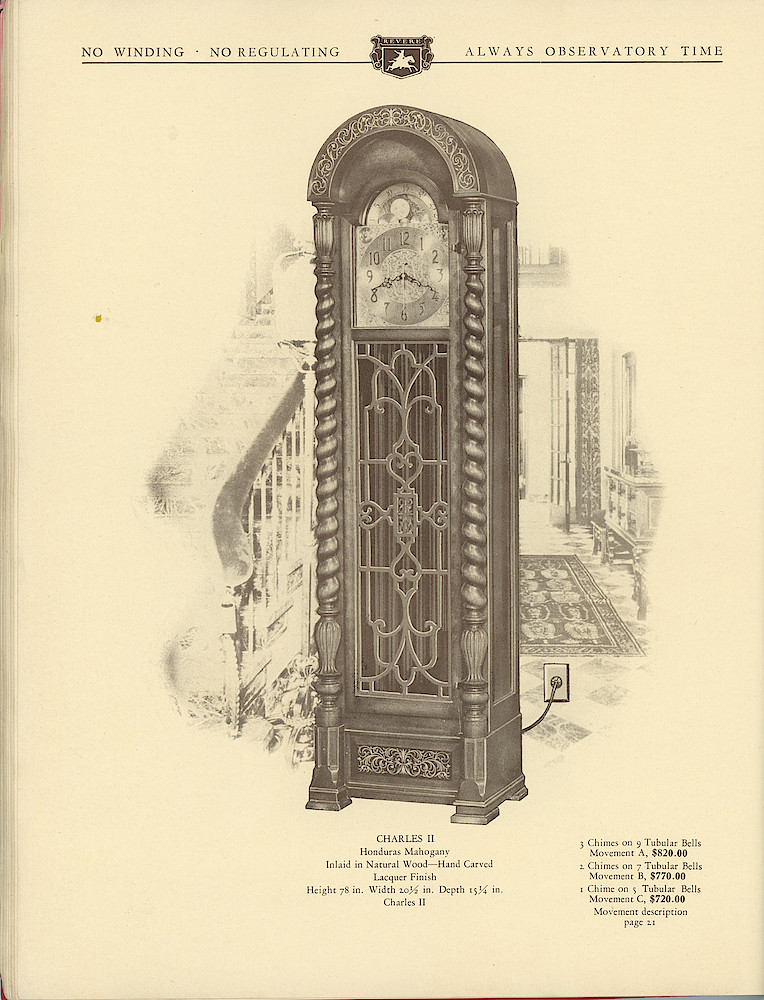 1930 Revere Clocks Catalog > 30. 1930 Revere Clocks Catalog; page 30