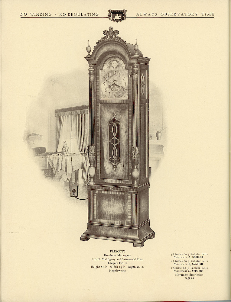 1930 Revere Clocks Catalog > 36. 1930 Revere Clocks Catalog; page 36