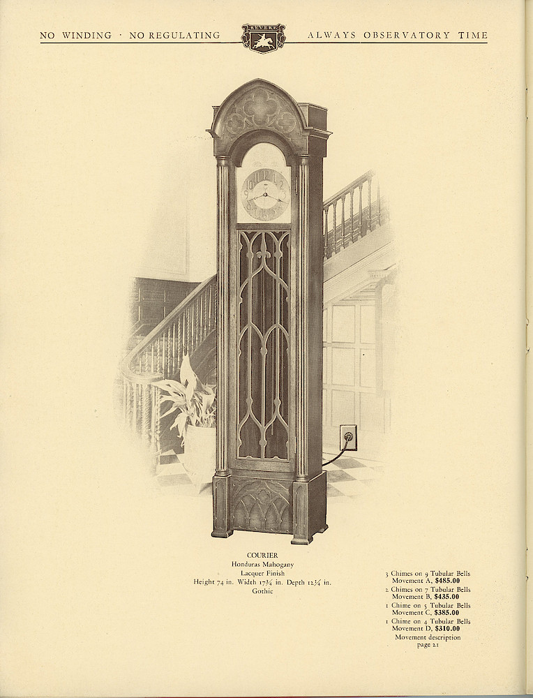 1930 Revere Clocks Catalog > 46. 1930 Revere Clocks Catalog; page 46