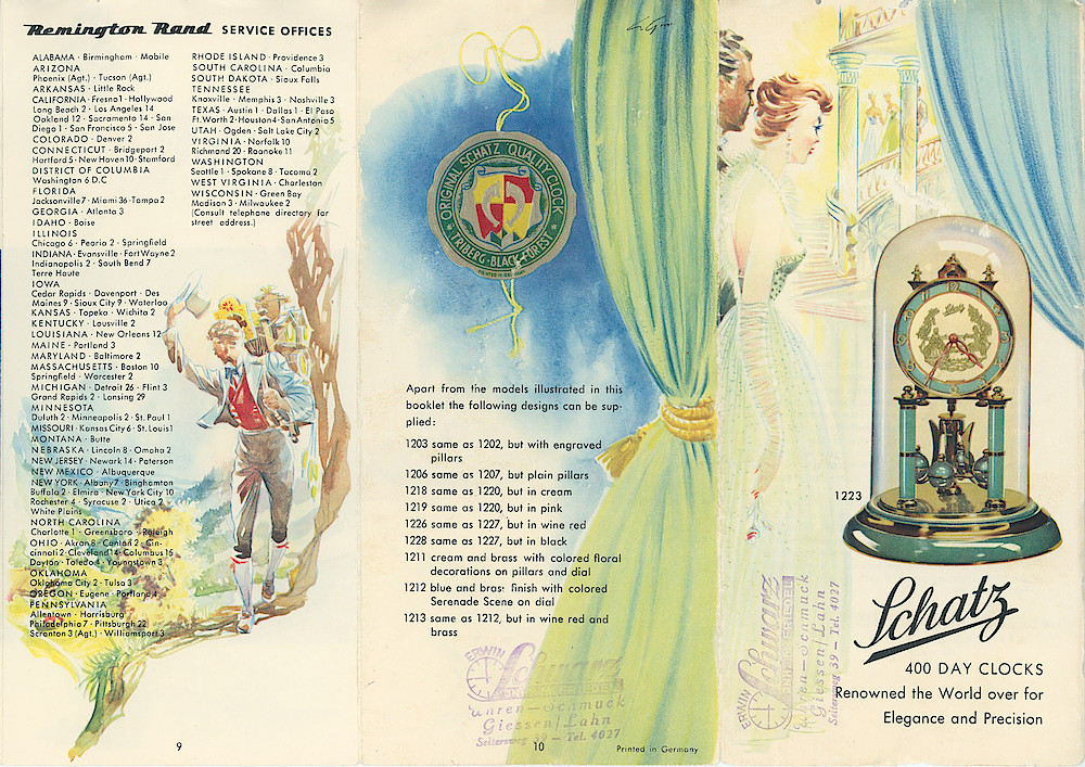 Schatz color brochure, ca. 1950 - 1953 > Schatz-color-brochure-1