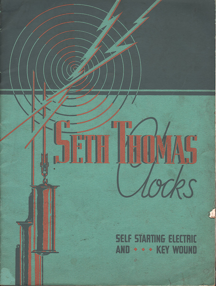 Seth Thomas Clocks, Electric and Key Wound. Includes price list. > Front Cover