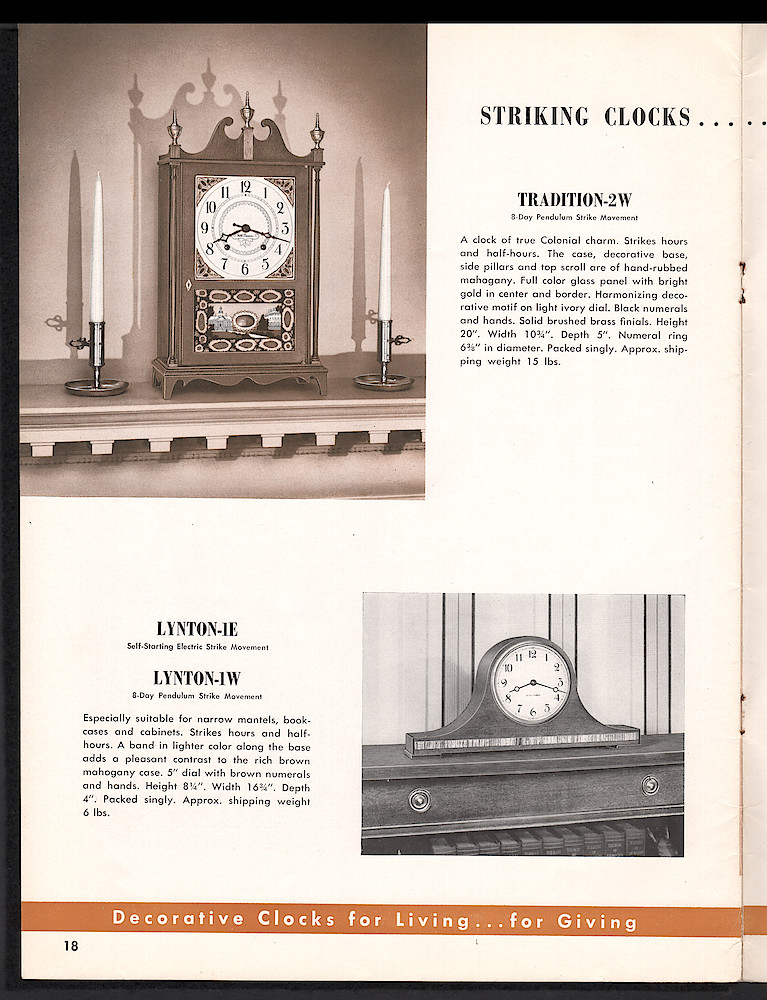 Clocks by Seth Thomas, Since 1813, the Finest Name in Clocks > 18