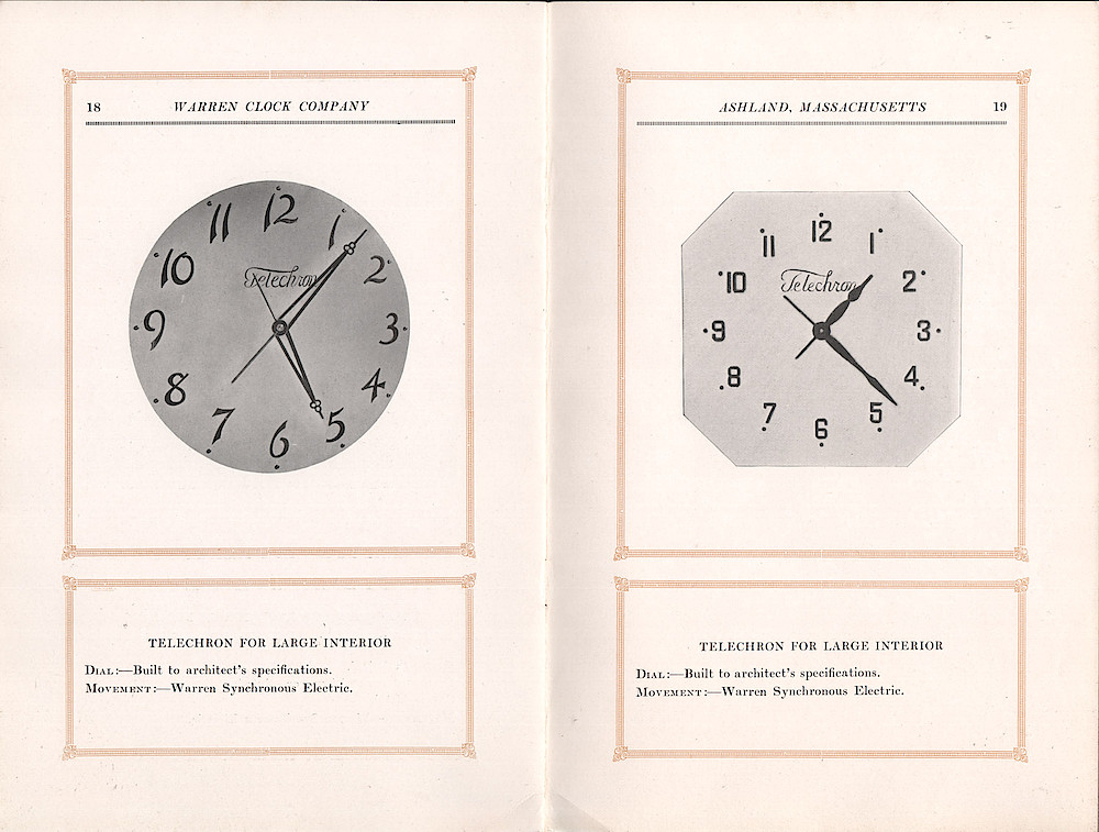 Warren Clock Company > 18