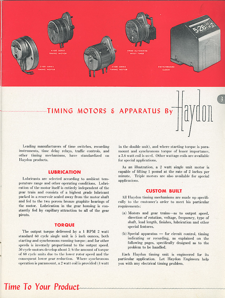 Haydon Timing Motors and Apparatus > 3