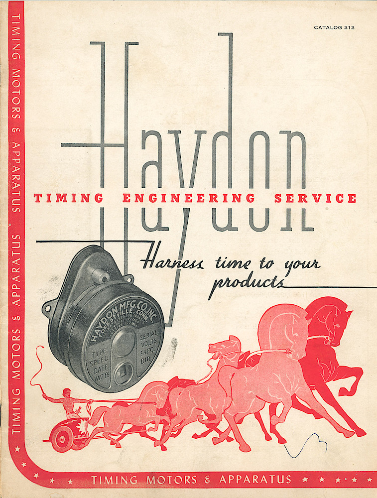 Haydon Timing Motors and Apparatus > Front Cover