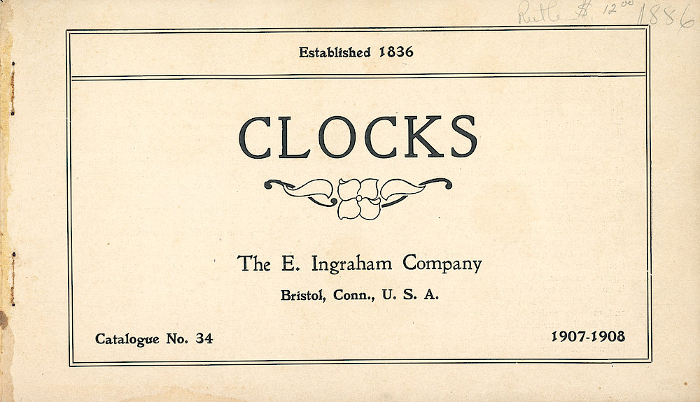 Clocks - The E. Ingraham Company, Bristol, Conn. U.S.A. > 1