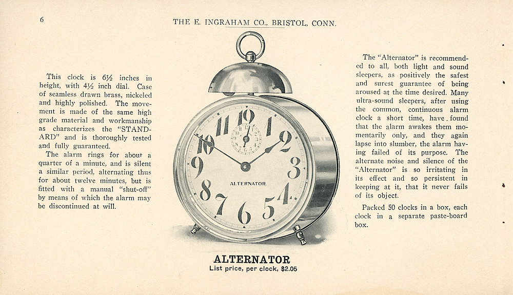 Clocks - The E. Ingraham Company, Bristol, Conn. U.S.A. > 6