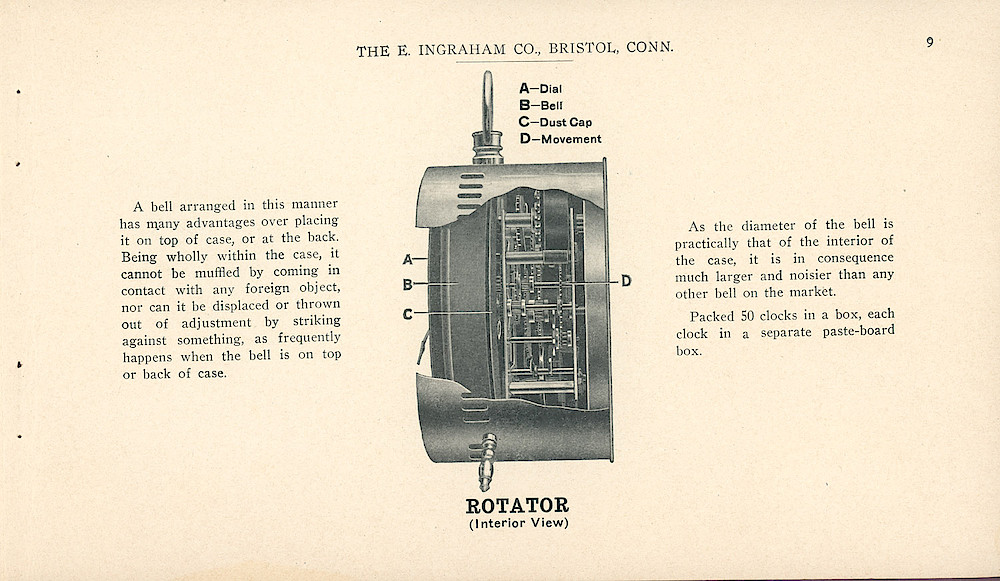 Clocks - The E. Ingraham Company, Bristol, Conn. U.S.A. > 9
