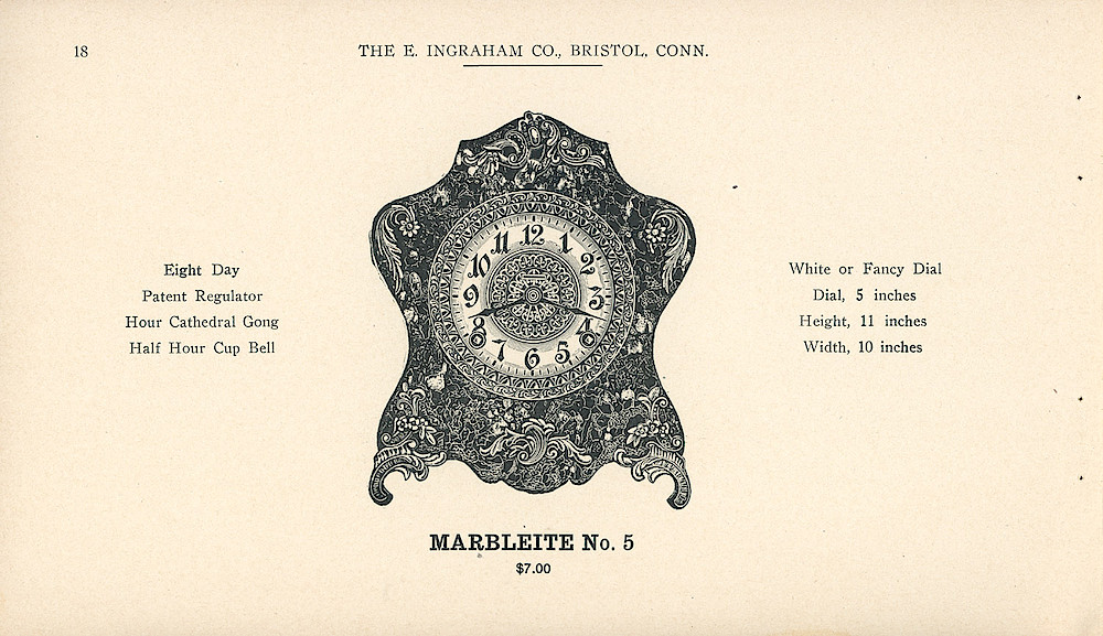 Clocks - The E. Ingraham Company, Bristol, Conn. U.S.A. > 18