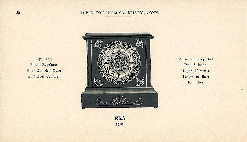 Clocks - The E. Ingraham Company, Bristol, Conn. U.S.A. > 20