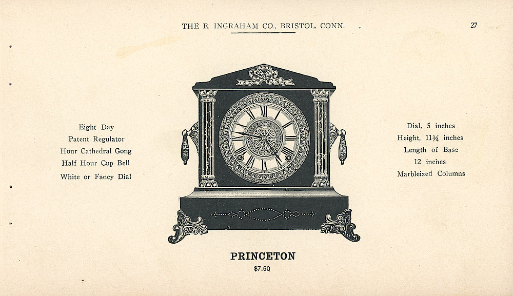 Clocks - The E. Ingraham Company, Bristol, Conn. U.S.A. > 27