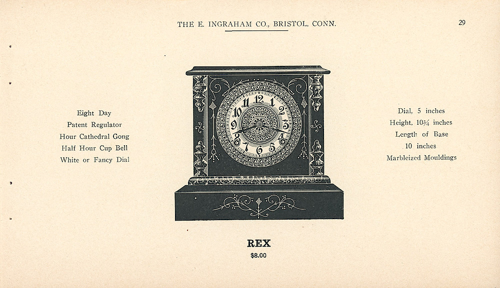 Clocks - The E. Ingraham Company, Bristol, Conn. U.S.A. > 29