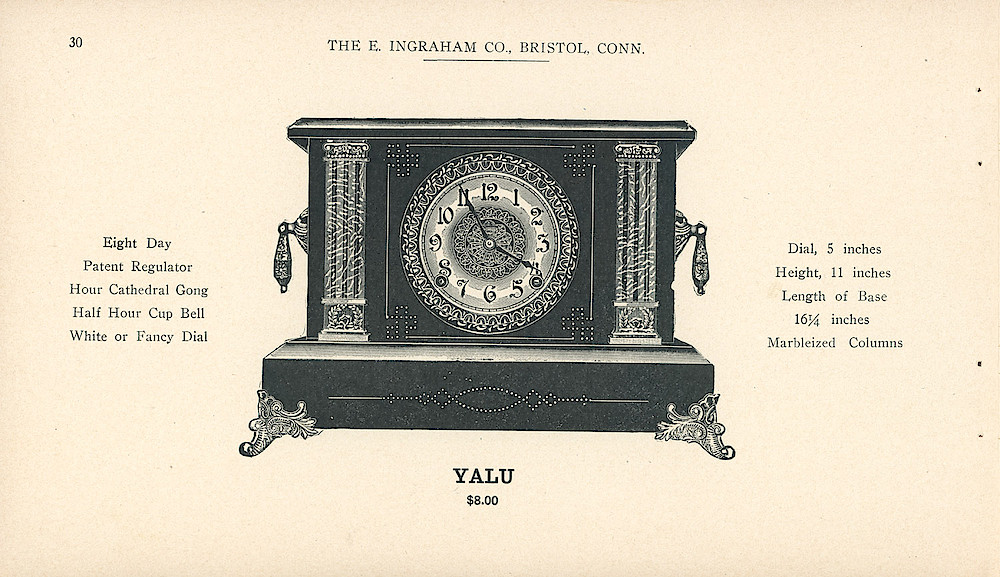 Clocks - The E. Ingraham Company, Bristol, Conn. U.S.A. > 30
