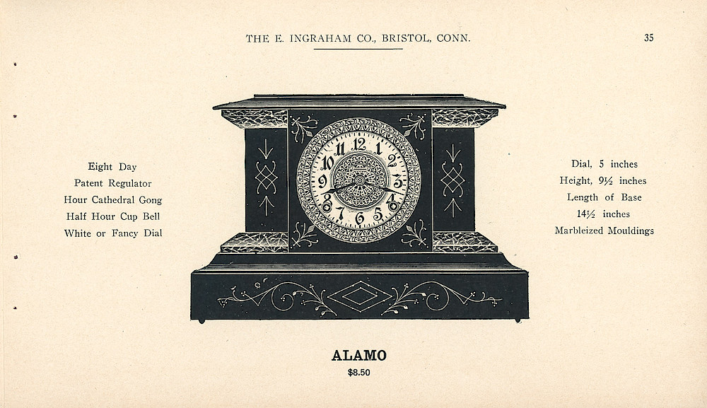 Clocks - The E. Ingraham Company, Bristol, Conn. U.S.A. > 35