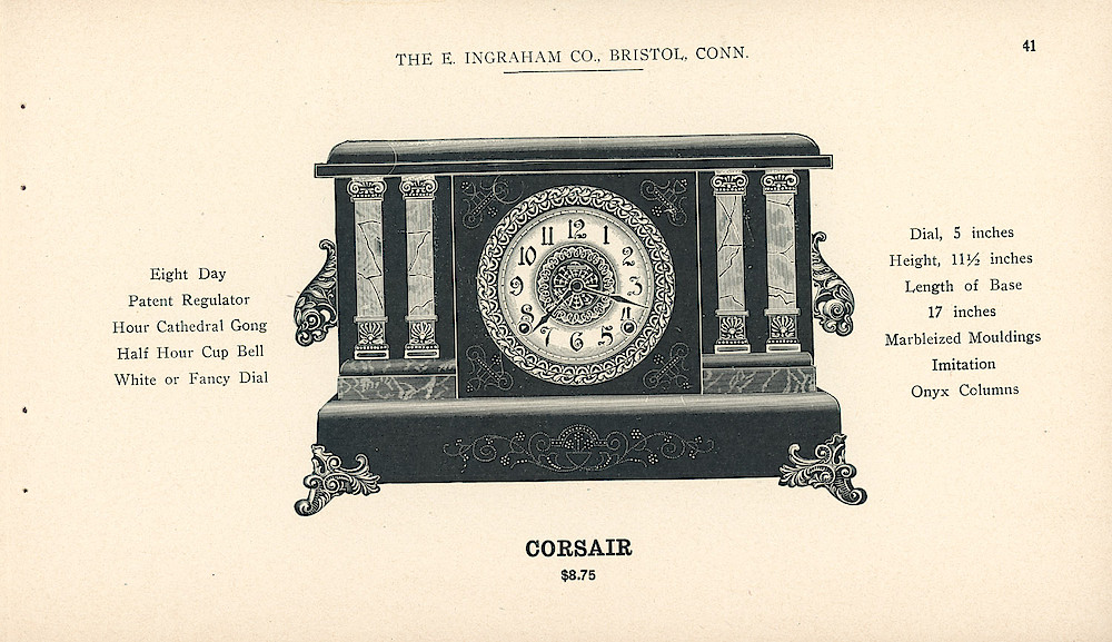 Clocks - The E. Ingraham Company, Bristol, Conn. U.S.A. > 41