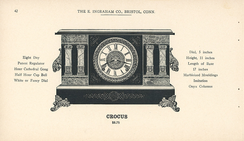 Clocks - The E. Ingraham Company, Bristol, Conn. U.S.A. > 42