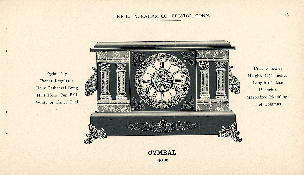 Clocks - The E. Ingraham Company, Bristol, Conn. U.S.A. > 45