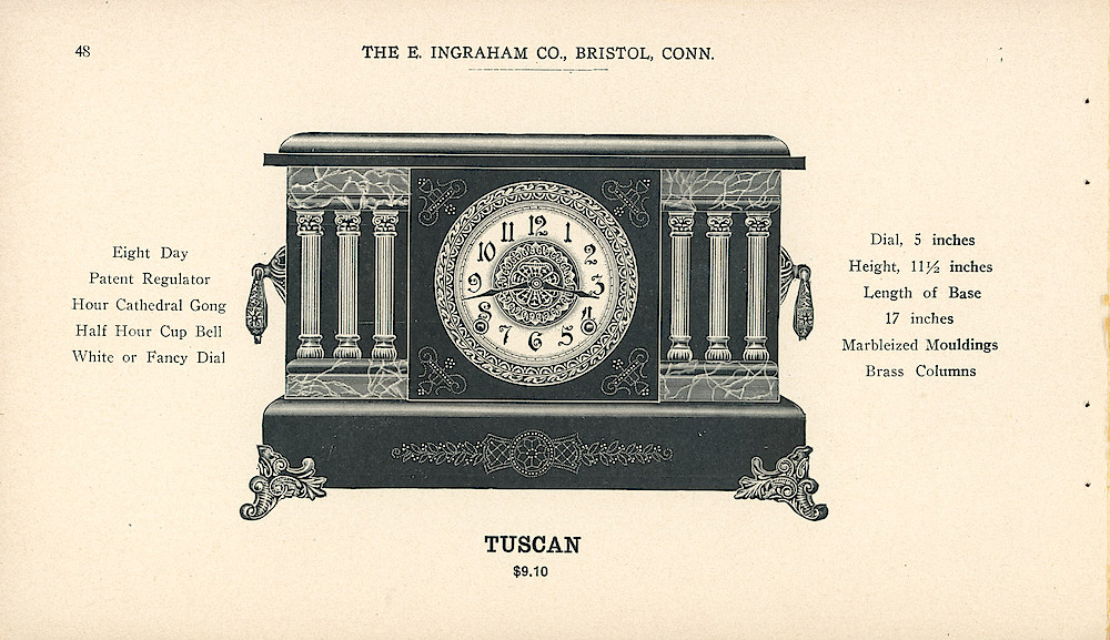 Clocks - The E. Ingraham Company, Bristol, Conn. U.S.A. > 48