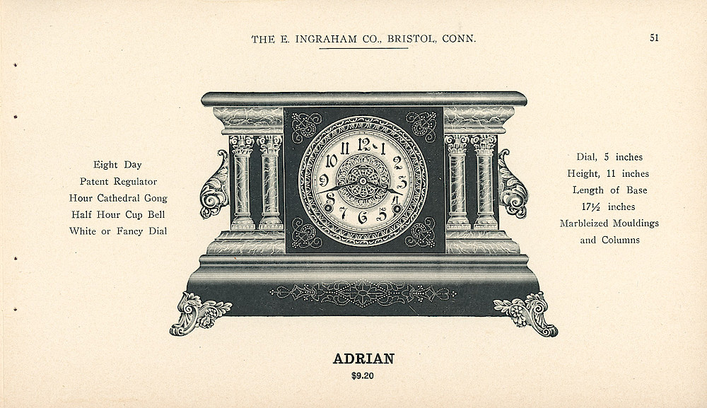 Clocks - The E. Ingraham Company, Bristol, Conn. U.S.A. > 51