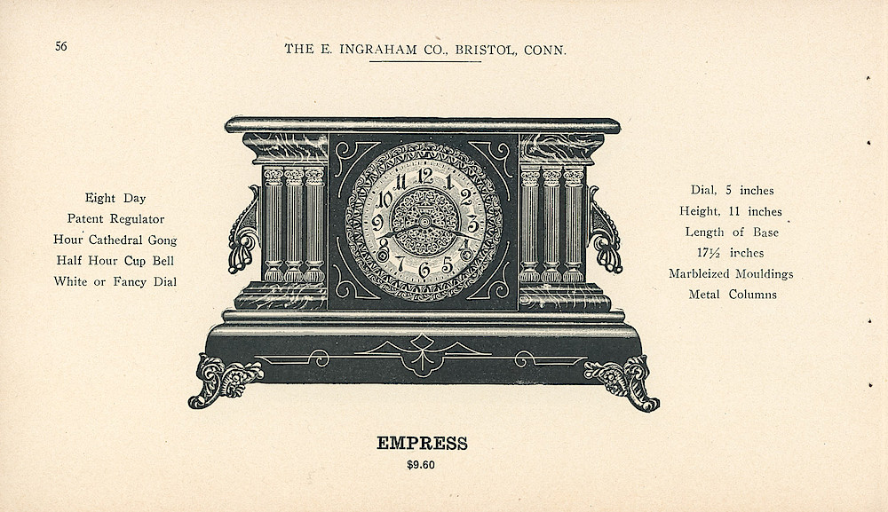 Clocks - The E. Ingraham Company, Bristol, Conn. U.S.A. > 56