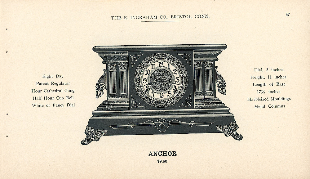 Clocks - The E. Ingraham Company, Bristol, Conn. U.S.A. > 57