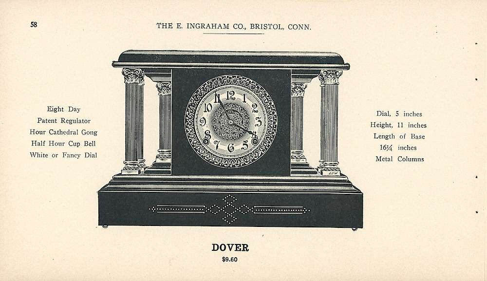 Clocks - The E. Ingraham Company, Bristol, Conn. U.S.A. > 58