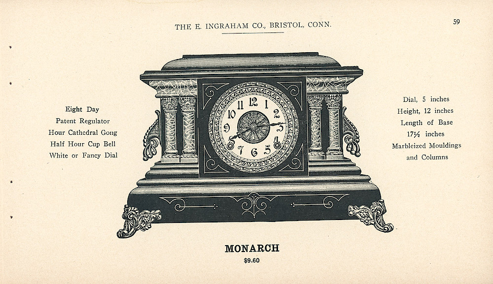 Clocks - The E. Ingraham Company, Bristol, Conn. U.S.A. > 59
